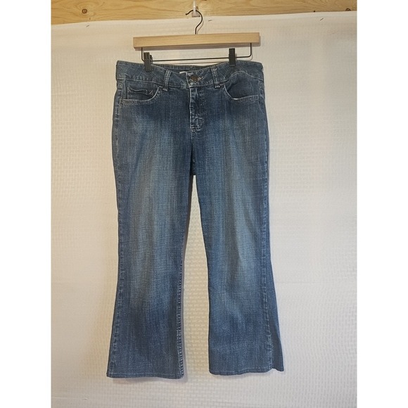 Riders‎ by Lee Women's 10P Mid Rise Boot Cut Denim Jean Blue Stretch - Picture 1 of 11